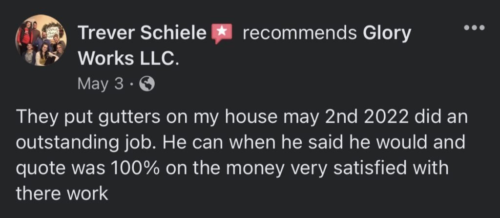 Glory-Works-Alexandria-MN-reviews-Trever-schiele